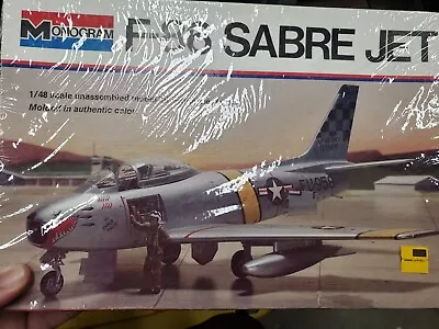 Monogram # 5402 F-86 Sabre Jet 1/48 • $38.14