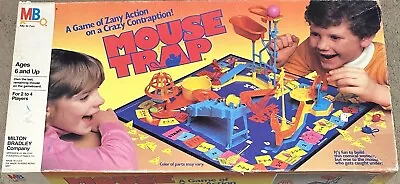 Vintage Mouse Trap Board Game 1986 Milton Bradley Incomplete Zany Contraption • $19.99