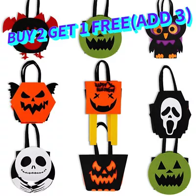 £4.99 • Buy Tote Bag Halloween Candy Bag Non-woven Ghost Festival Children's Party Gift Bag