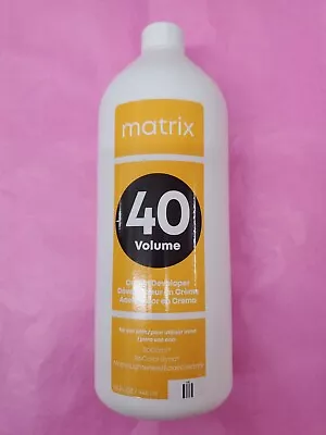 Matrix 40 Volume Cream Developer 32 Oz. NEW PACK • $19.95