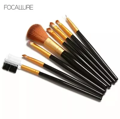 FOCALLURE 8Pc Professional Makeup Brushes Set Cosmetics Brush Tools 26 • $7.73