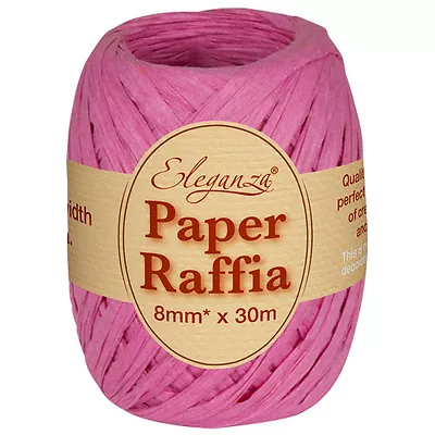 Eleganza Paper Raffia 8mm X 30m • £2.99