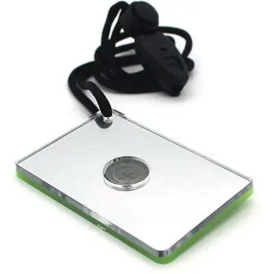 Hot Survival Mirror Waterproof Reflective Signal Mirror With Compass Neck Lanyar • £9.93