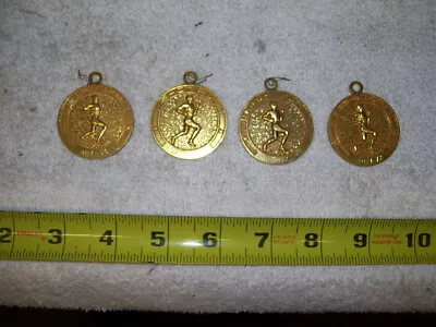 4 Vintage 1970s Greater Philadephia Coaches Track & Field Sports Medals • $25