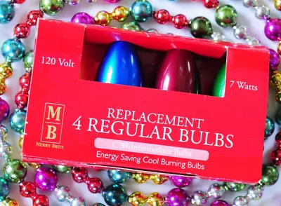 2001 C9 Merrybrite Satin Finish Christmas Light Bulbs • $7.99