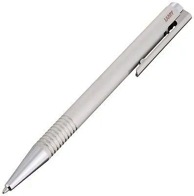 Lamy Logo Ballpoint Pen - Brushed Stainless Steel - L206 - Brand New In Lamy Box • $20