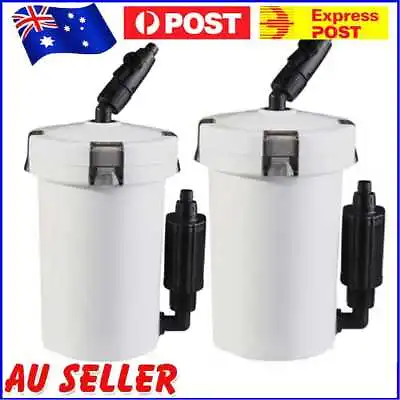 $28.51 • Buy Aquarium Filter Bucket Fish Tank Quiet External Canister With Sponge Accessories