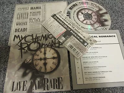 My Chemical Romance / Live And Rare /JAPAN LTD CD OBI • $59.99