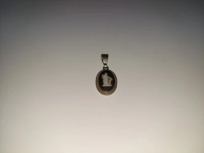 £44.66 • Buy Wedgwood Jasperware Black Basalt Pendant Necklace