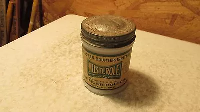 Old Musterole Glass Jar • $12.99