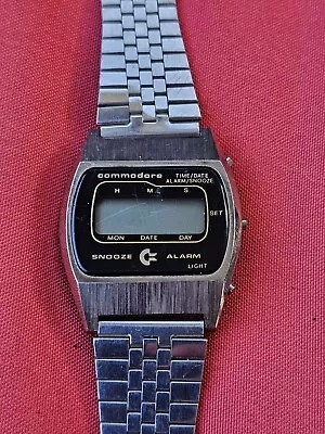 Vintage Commodore International LCD Digital Watch In Non Working Condition  • $44.99