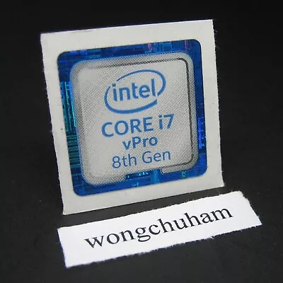 PC Notebook Sticker - CORE I7 VPro 8th Gen Sticker 18mm X 18mm #202211231457 • $2.22