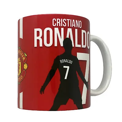 Manchester United FC Ronaldo 7 Mug Ceramic Official Football Gift • £9.99