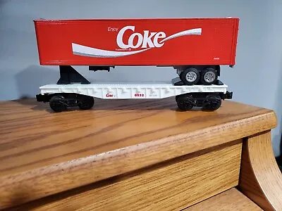 K-Line K6632 Coca-Cola Flat Car W/Trailer New. • $25.99