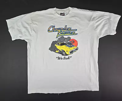 Vintage 90s Chrysler Power We Bad Elephant Hemi T-Shirt Single Stitch XXL USA • $17.99