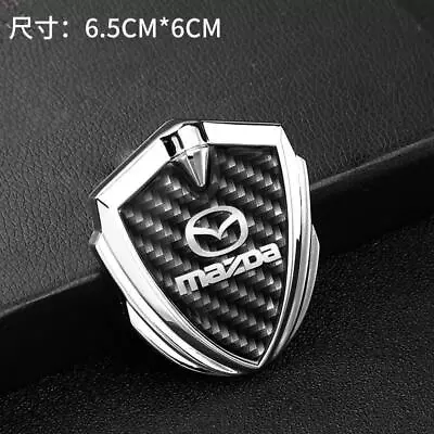 3D Metal Car Body Front Rear Trunk Side Fender Badge Emblem For Mazda Silver • $11.59