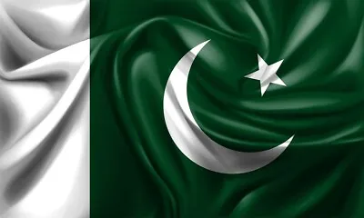 Pakistani Flag Excellent Premium Quality Large/Medium/Small (Made In Pakistan) • £0.99