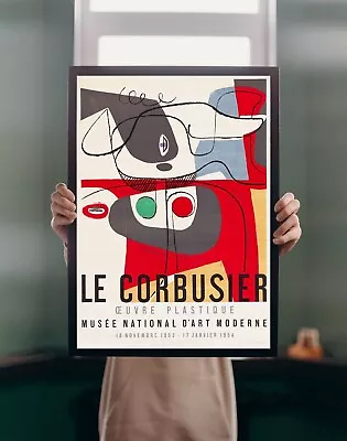 Le Corbusier 1954 Exhibition POSTER PRINT A2 Vintage Paris Architecture Wall Art • £26.45