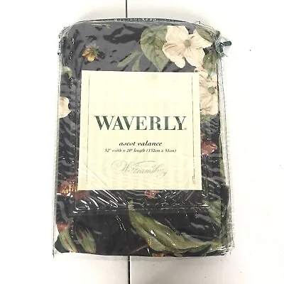 Waverly Williamsburg Garden Magnolia Dogwood Curtain Valance 52  X 20  Heritage • $43.13