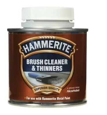 Hammerite - Brush Cleaner And Thinners - 250ml Removes Dirt Grim Salt Loose Rust • £10.49