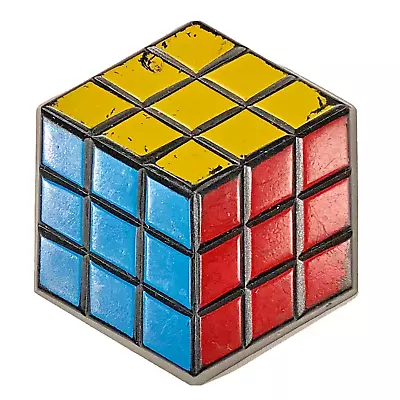 Rubik's Cube Refrigerator Magnet ARJON Vintage 80s 1982 Hong Kong RUBIX CUBE • $9.99