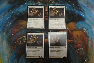 MTG - 4 X Mirran Crusader - Mirrodin Besieged - Nm Condition • $14.93