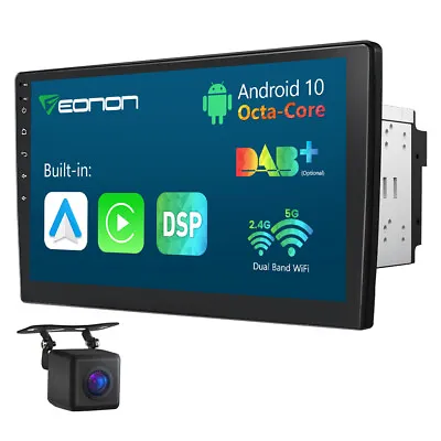 2 Din 10.1  IPS Android 10 Octa-Core In Dash Car Stereo GPS Head Unit Navigation • $213.64
