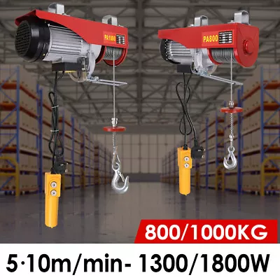 Portable Winch Electric Hoist 800/1000kg 220v Gantry Lifting For Workshop/Garage • £100