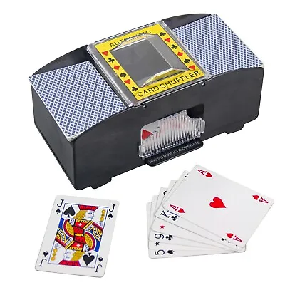 2-Deck Automatic Battery Operated Playing Card Shuffler Casino Casino BlackJack • $15.98