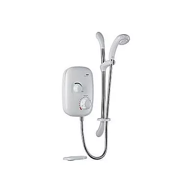 New Mira Event XS  Manual Power Shower - White/Chrome • £399