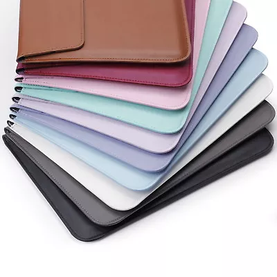 £12.80 • Buy   Case For MacBook Air Pro Retina 13 15  PU Leather Envelop Laptop Sleeve Cover
