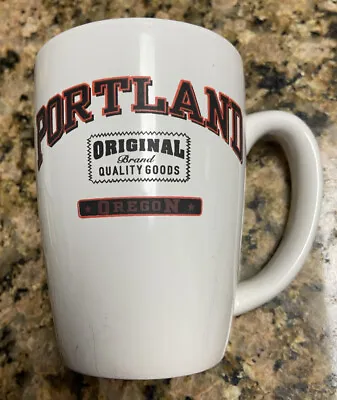 Vintage PORTLAND Oregon OR Original Brand Quality Goods Large Coffee Mug • $15.30