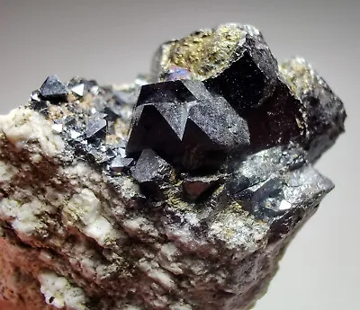 Magnetite Crystals On Matrix. Potosi Bolivia. 12 Grams. Video. • $8.99