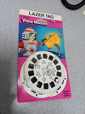 View Master Lazer Tag Cartoon Worlds Of Wonder 1986 3 Reel Set Sealed NOS 1060 • £11.68