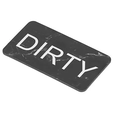 Marble Black To White Dishwasher Magnet Double Sided Clean Dirty Word Magnet✿ • $9.39