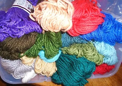 UPDATED! Aunt Lydia's Heavy Rug Yarn 70 Yard Skeins - Rayon/Cotton 21 Colors • $6
