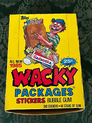 Full Wacky Packages 1985 Series Box With 48 Unopened Packs - No Black Mark! • $175