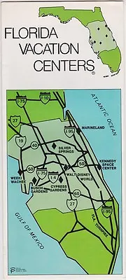 1960's Florida Vacation Centers Brochure • $5