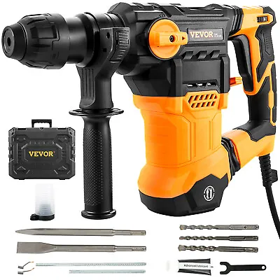 VEVOR Rotary Hammer Drill Corded Drills 1-1/4  4 Modes SDS-Plus Chipping Hammers • $79.99