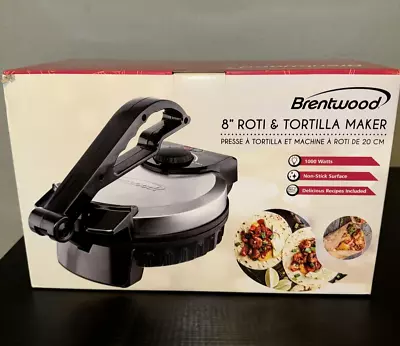 Brentwood Appliances TS-127 Nonstick Electric Tortilla Maker | 8inch • $42