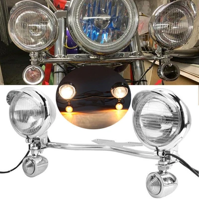 $69.99 • Buy Passing Light Bar Turn Signal For Yamaha V-star XVS 950 1100 1300 Classic Tourer