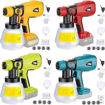 Cordless Paint Sprayer For Makita Dewalt For For Ryobi 18V Battery Electric Tool • $21.15