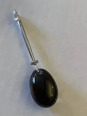 Georg Jensen Dew Drop Pendant 128 Smokey Quartz Vivianna Torun • $484.89