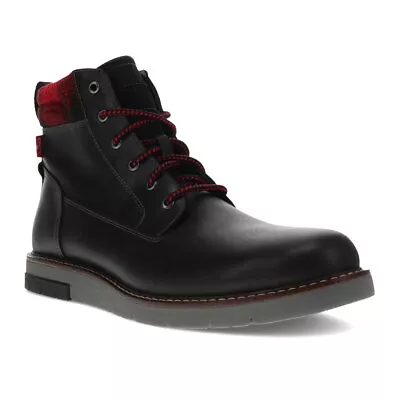 Levi's Mens Sutton Neo Leather Rugged Rubber Sole Casual Comfort Hiker Boot • $39.98