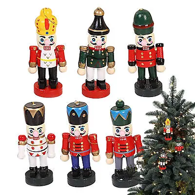 6 PCS Christmas Nutcracker Ornament Set  Nutcrackers Tree Ornaments Set • $15.82