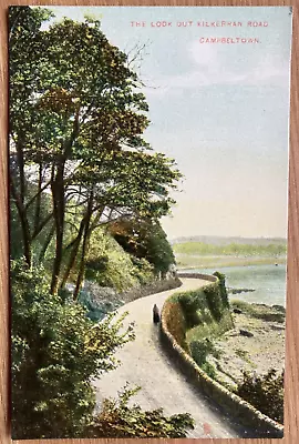 LOOK OUT KILKERRAN ROAD CAMPBELTOWN Antique C1910 TUCK'S Coloured Photo Postcard • £2.95