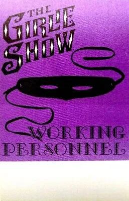 Madonna 1993 The Girlie Show Working Personnel Backstage Pass / Nm 2 Mint • $14.99