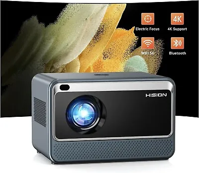 Projector WiFi Bluetooth Mini Portable 1080P Full HD 4K Support Video Wireless • $99.99