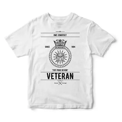 P.I.G HM British Armed Forces Navy HMS Somerset Veteran *056* T-shirt • $25.26