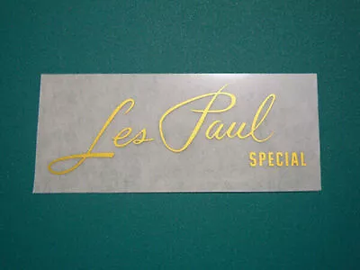 GIBSON Les Paul SPECIAL Repair Logo Decal Inletter Type • $82.50